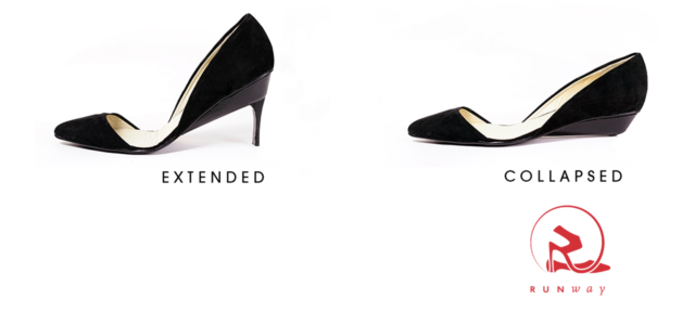 Runway Heels: The World’s First Shoe With a Retractable Heel for Women Runway Heels