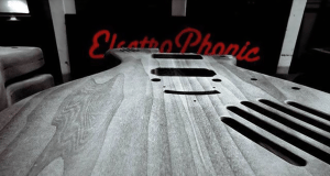 unfinished electrophonic guitar