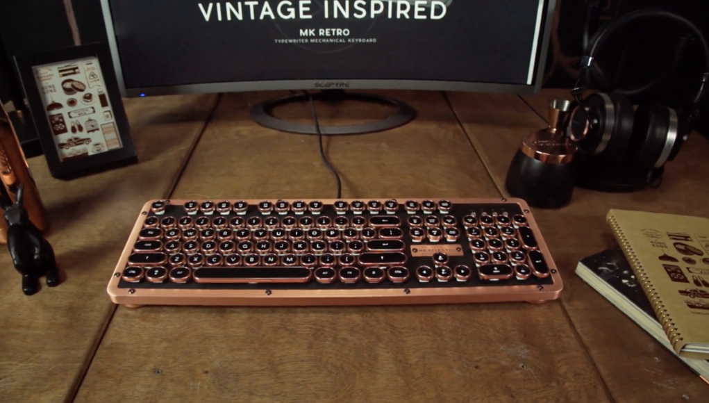 Azio vintage mechanical keyboard